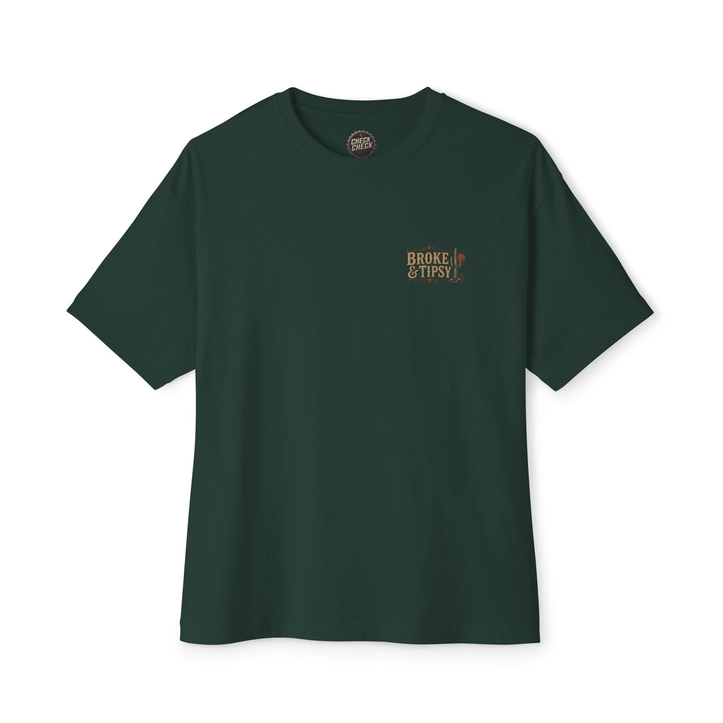 Broke & Tipsy Graphic Tee — Vintage Bar T-Shirt