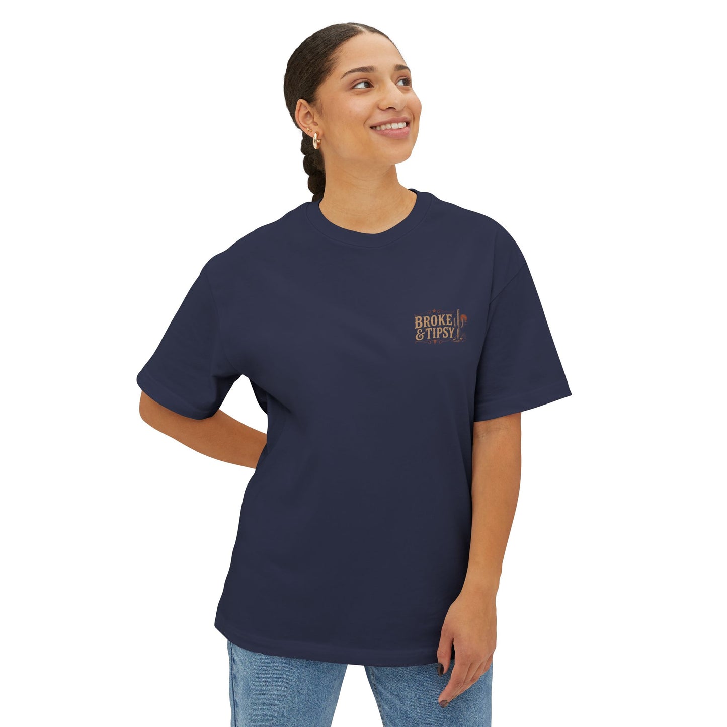 Broke & Tipsy Graphic Tee — Vintage Bar T-Shirt