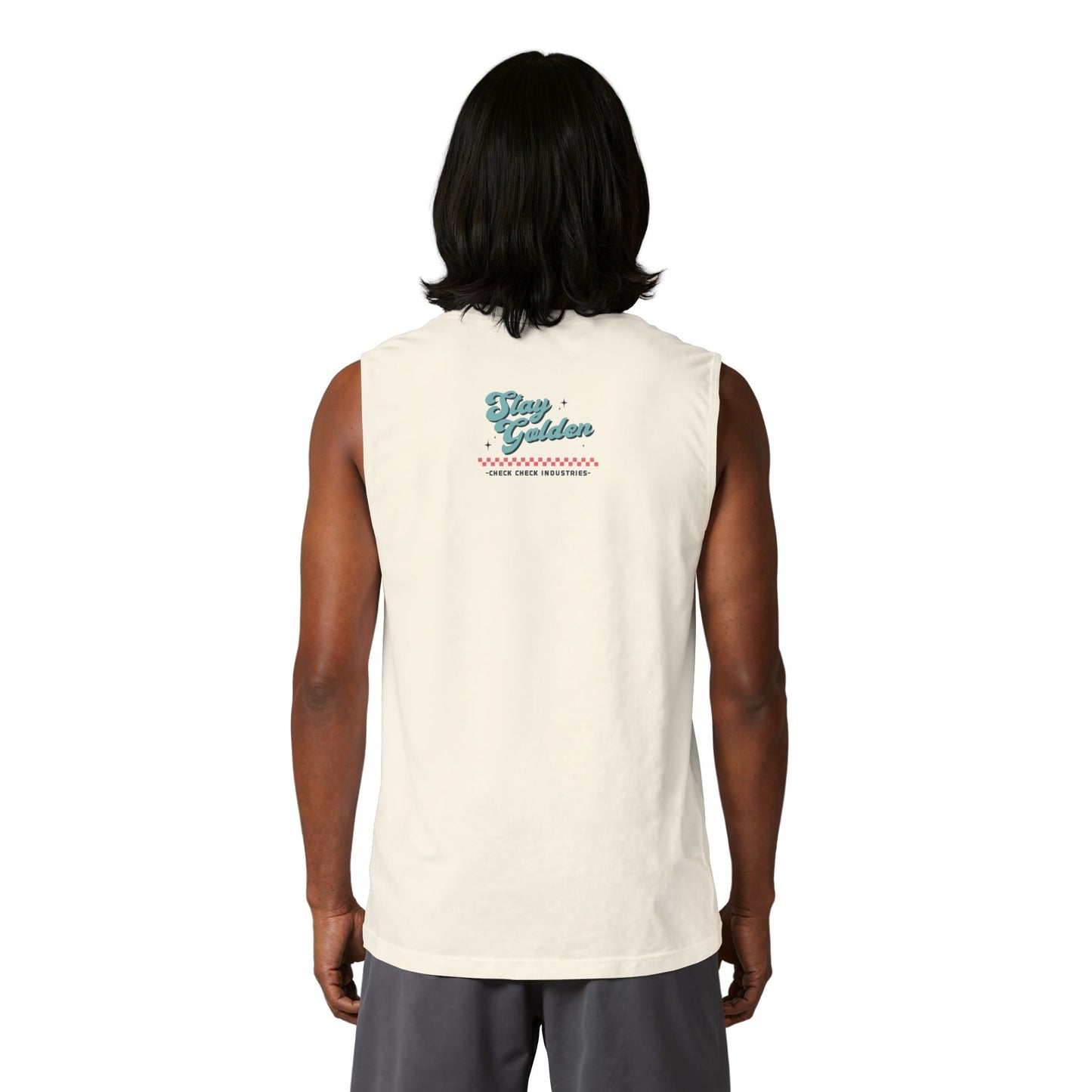 Slow Lane Retro Cartoon Floaties tank top | Stay Golden vintage summer design