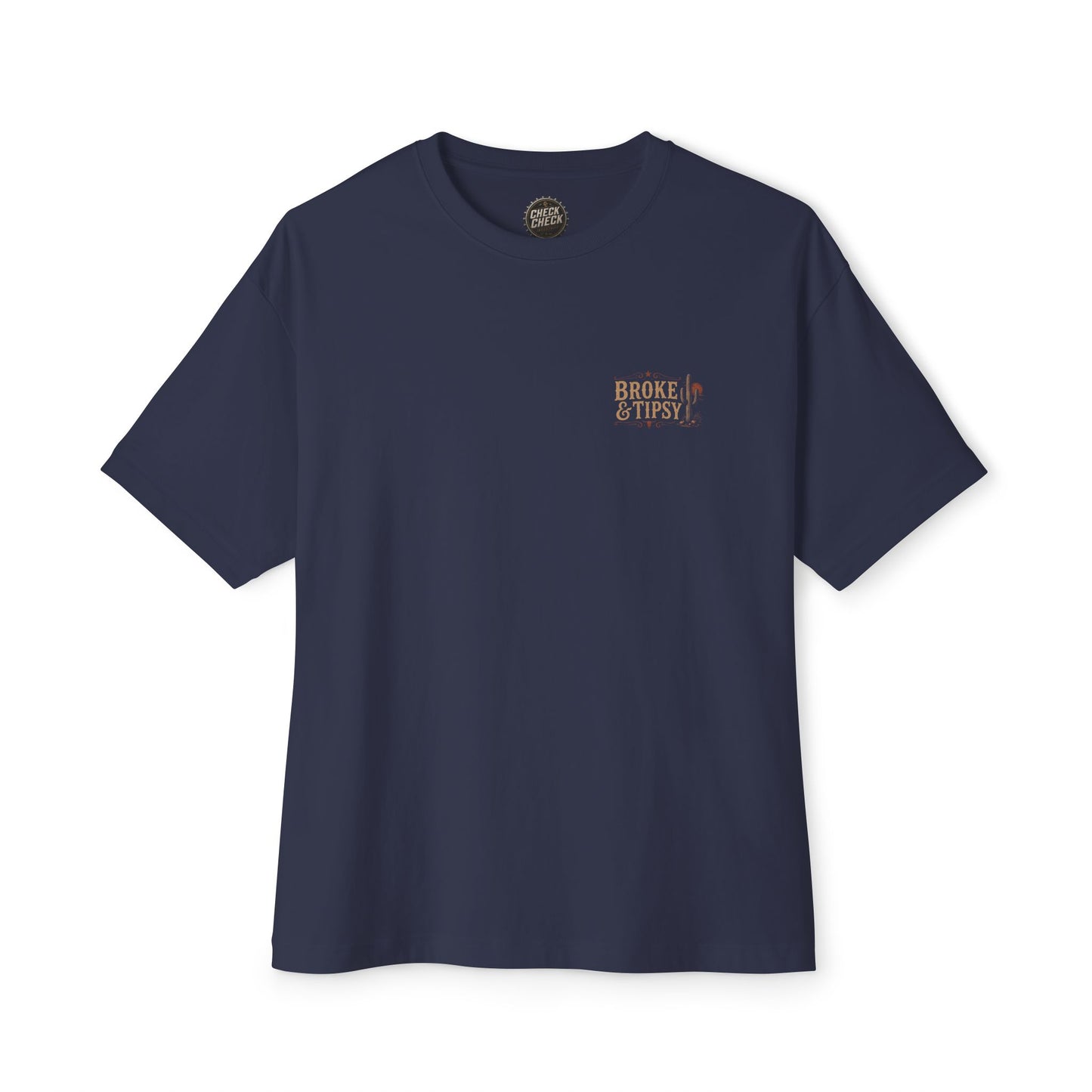 Broke & Tipsy Graphic Tee — Vintage Bar T-Shirt