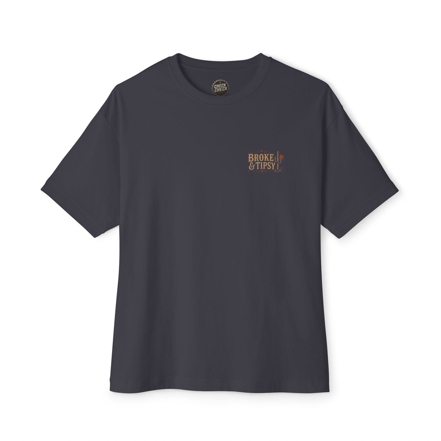 Broke & Tipsy Graphic Tee — Vintage Bar T-Shirt