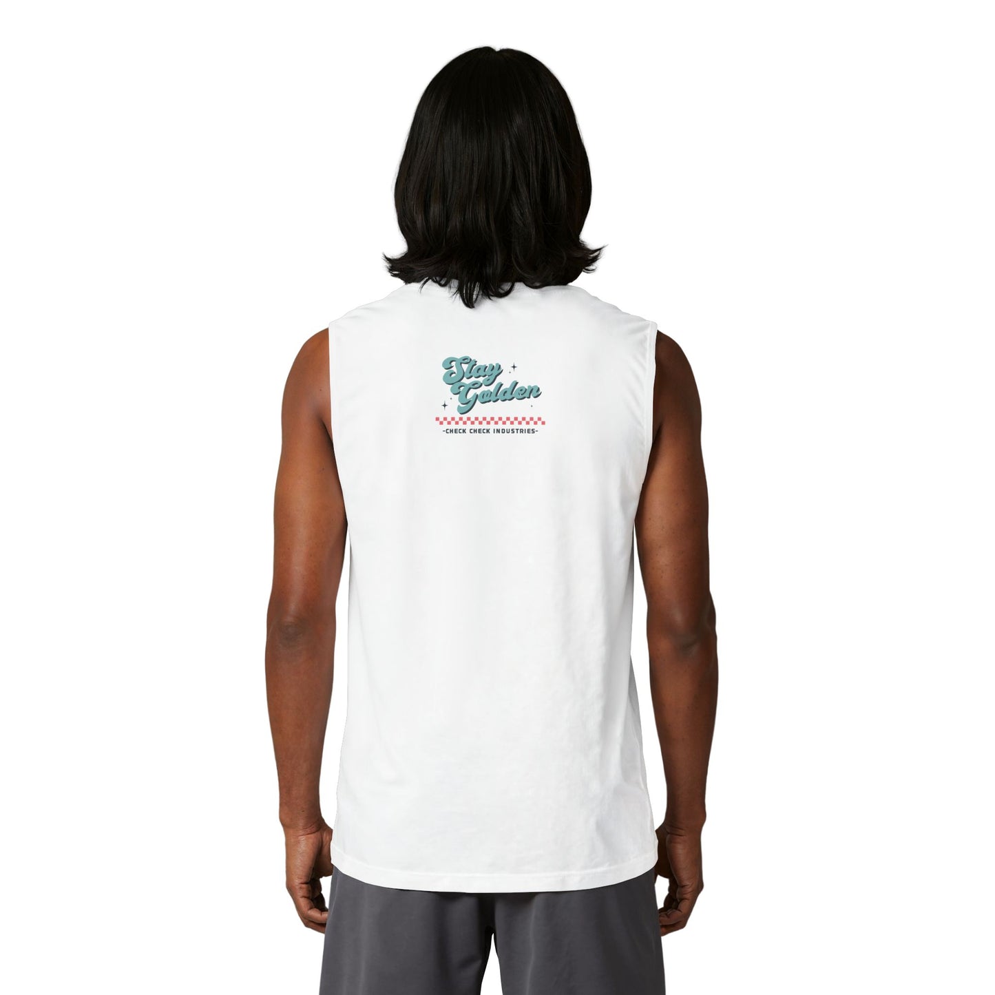 Slow Lane Retro Cartoon Floaties tank top | Stay Golden vintage summer design